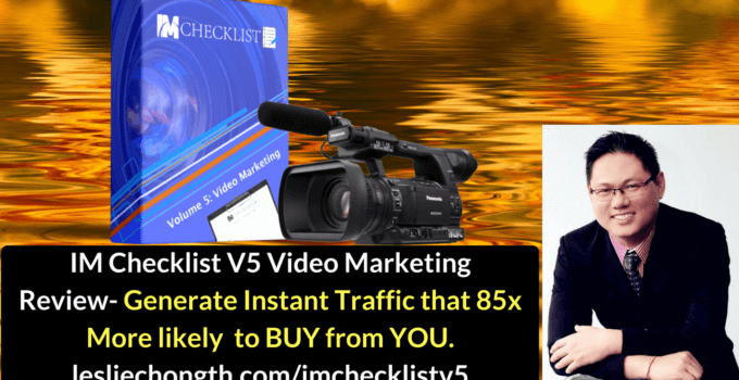 IM Checklist V5 - Video Marketing